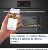 Micro-ondes encastrable - BOSCH Série 8 - CMG7241B1 - Noir - 59,4 x 54,8 x 45,5 cm