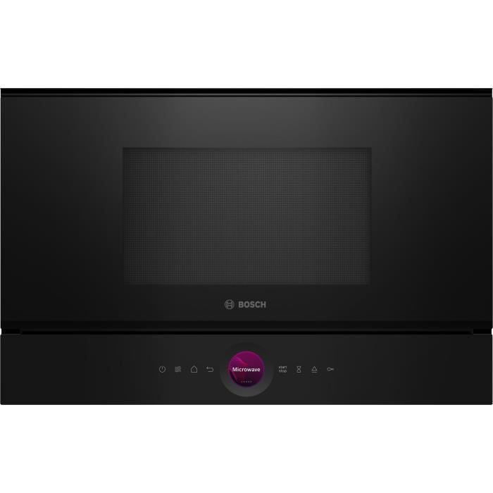 Micro-ondes simple encastrable - BOSCH SER8 - BFL7221B1 - Noir -  21 L  - 38,2 x 59,4 x 31,8 cm