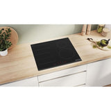 Table induction - BOSCH SERIE 6 PIX631HC1E - 4 foyers - 7400 W - Multitouch+ - Zone flex - Noir