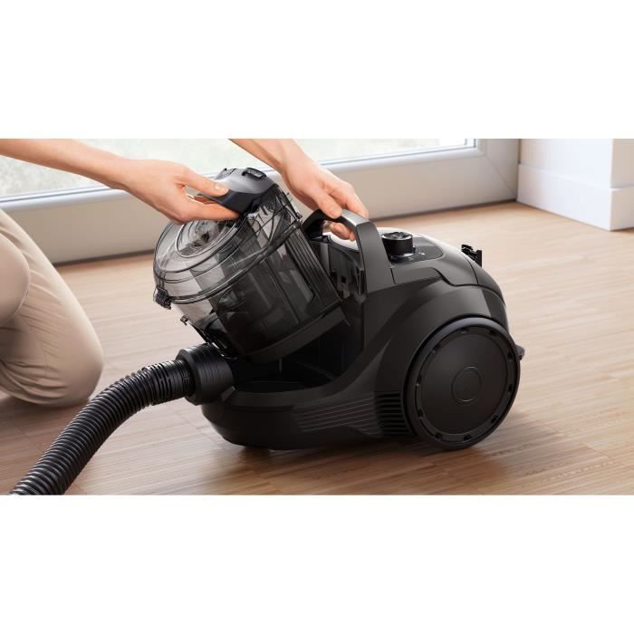 Aspirateur Traineau sans sac - BOSCH BGC21X300 - 550W - 2L - 76 dB - Noir