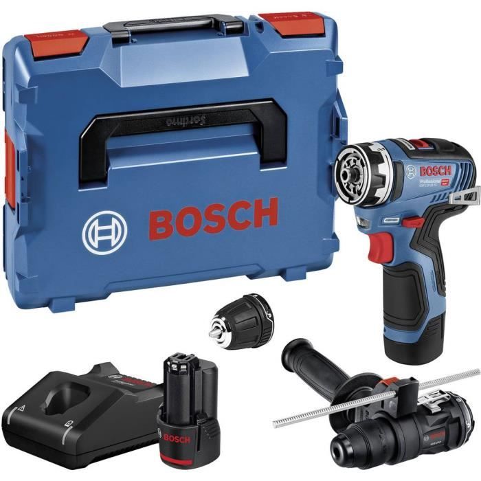 Perceuse-visseuse Bosch Professional GSR 12V-35 FC - 2 Batteries 12V 3,0 Ah - Mandrin Autolock - 1750 tr/min