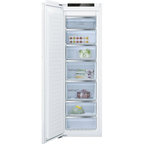 Conglateur encastrable - BOSCH - GIN81VEE0 - NoFrost - 212 litres - 5 tiroirs transparents