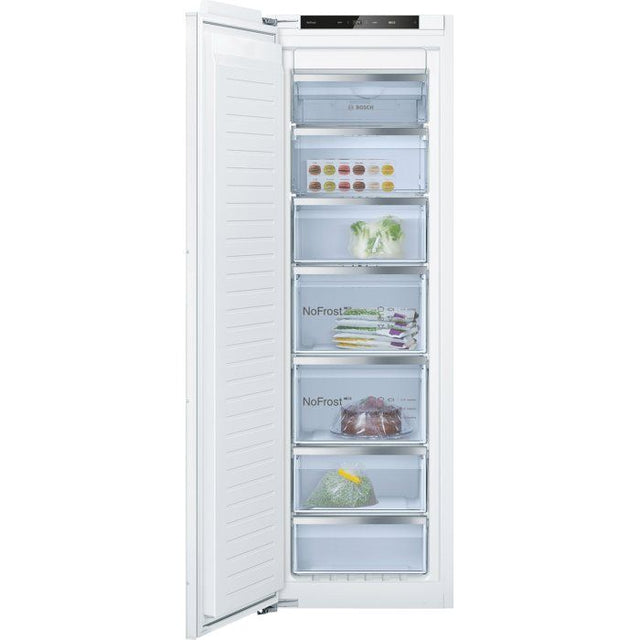 Conglateur encastrable - BOSCH - GIN81VEE0 - NoFrost - 212 litres - 5 tiroirs transparents