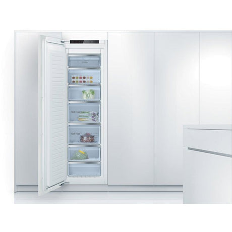 Conglateur encastrable - BOSCH - GIN81VEE0 - NoFrost - 212 litres - 5 tiroirs transparents
