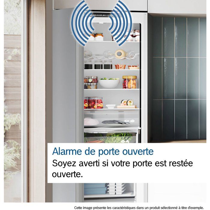 Conglateur encastrable - BOSCH - GIN81VEE0 - NoFrost - 212 litres - 5 tiroirs transparents