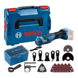 Outil oscillant 18V GOP 18V-34 (Sans batteri ni chargeur) + kit accessoires en coffret L-BOXX - BOSCH - 06018G2002