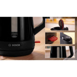 Bouilloire - BOSCH - TWK1M123 MyMoment - Noire - capacitÈ 1,7L - base 360∞ - filtre anti-calcaire