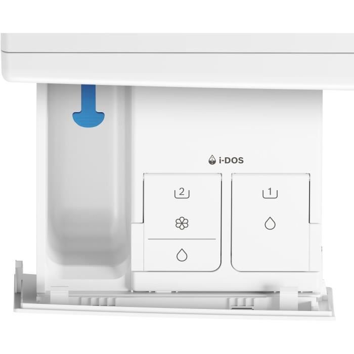 Lave-linge séchant BOSCH WNC254A0FR SER8 - 10,5 / 6 kg - Induction - L60cm - 1400 trs/min - Idos - Blanc