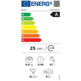 Lave-linge hublot BOSCH WGB244A2FR SER8 - 9 kg - i-DOS - Induction - L60cm - 1400 trs/min - Classe A-50% - Blanc