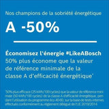 Lave-linge hublot BOSCH WGB244A2FR SER8 - 9 kg - i-DOS - Induction - L60cm - 1400 trs/min - Classe A-50% - Blanc