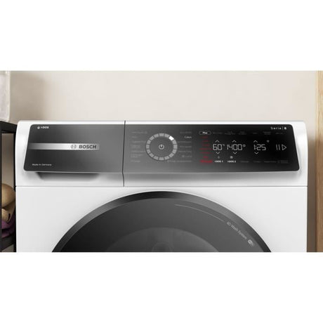 Lave-linge hublot BOSCH WGB244A2FR SER8 - 9 kg - i-DOS - Induction - L60cm - 1400 trs/min - Classe A-50% - Blanc