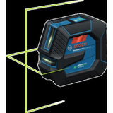 Laser lignes - BOSCH PROFESSIONAL - GLL 20-22 G - Laser vert - Alimentation Dual Power - Précision ± 0,3 mm/m