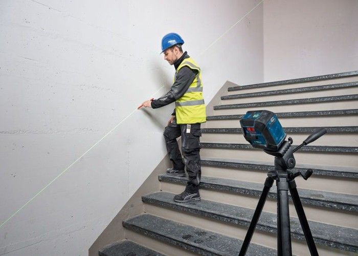 Laser lignes - BOSCH PROFESSIONAL - GLL 20-22 G - Laser vert - Alimentation Dual Power - Précision ± 0,3 mm/m
