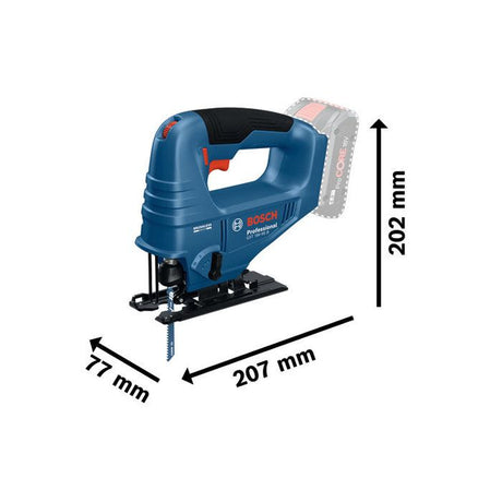 Scie sauteuse - BOSCH - GST 18V-95 B - Compacte et légere - Pendulaire 4 positions - Moteur sans charbon