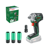 Boulonneuse sans fil BOSCH - UniversalImpactDrive 18V-350  - 18V - 350 Nm - Sans batterie ni chargeur - Avec jeu de douilles x4
