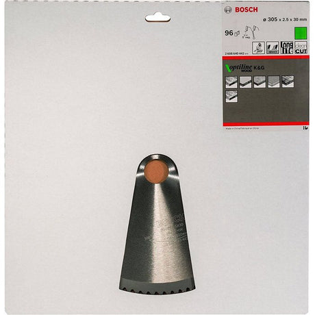 Lame de scie circulaire au carbure BOSCH 305 x 30 x 2,5 mm (96 dents) - Bois