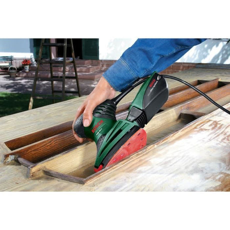 Ponceuse multi BOSCH PSM 160 A - Puissante et polyvalente - Ponçage et polissage - Systeme micro-filtre Bosch