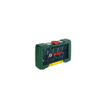 Bosch Accessories 12 pieces Ensemble de fraises au carbure (pour le bois, emmanchement Ř 8 mm, accessoires défonceuse)