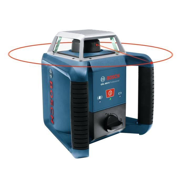 Laser rotatif Bosch Professional GRL 400 H - PortÈe 400 metres de diametre -  0601061800