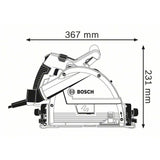 Scie circulaire plongeante Bosch GKT 55 GCE - 165mm 1400W