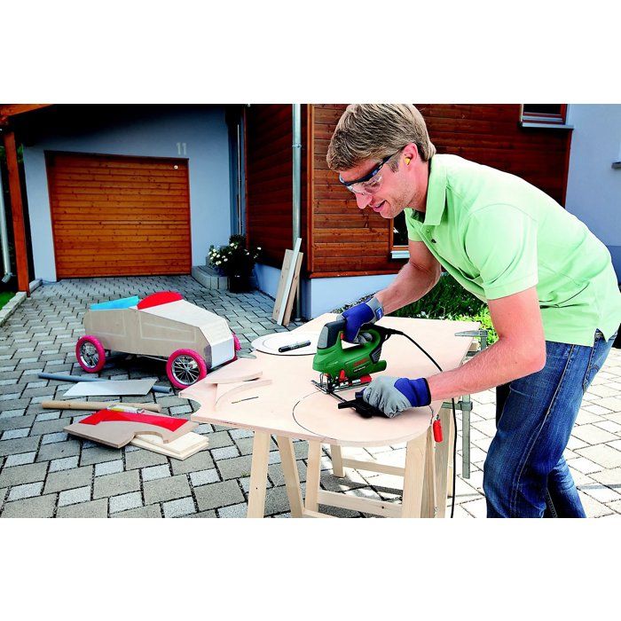 Scie sauteuse filaire BOSCH - PST 900 PEL - 620W - 3100 tr/min - Avec set de 10 lames + mallette