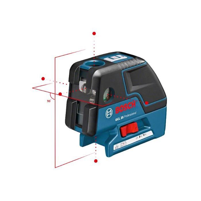Niveau laser - BOSCH OUTILLAGE - GCL 25 Professional - Précision 2 mm - Sans fil - Ergonomique