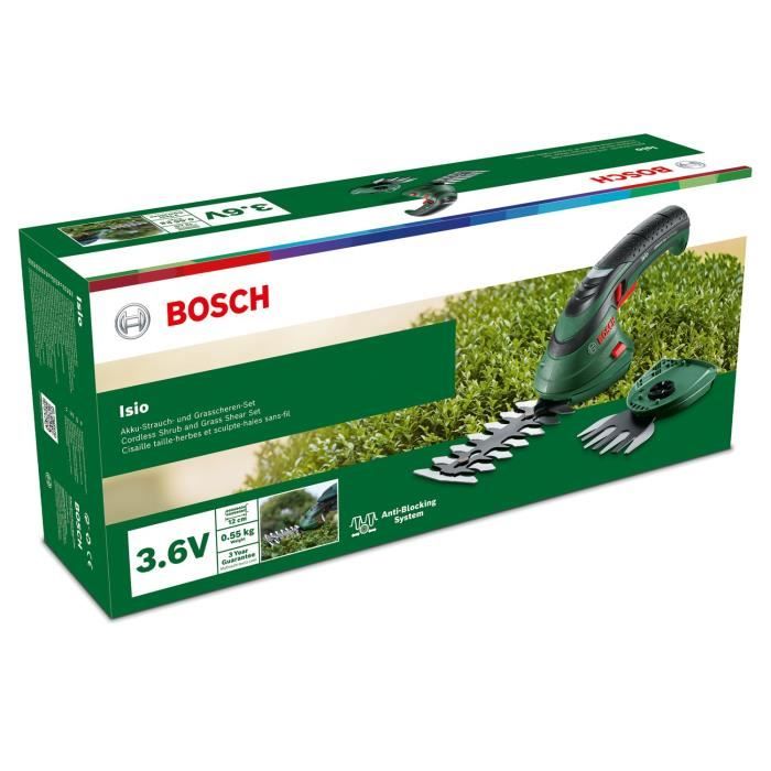Cisailles Bosch - ISIO 3,6V avec set de 2 lames