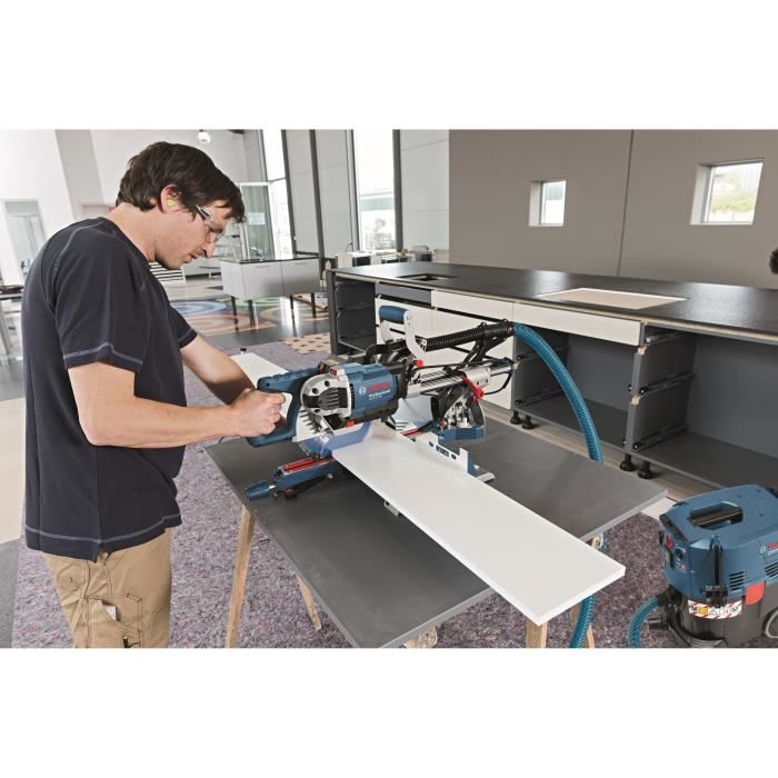 Scie radiale Bosch Professional GCM 8 SDE  261mm de diametre - 1600W - 0601B19200