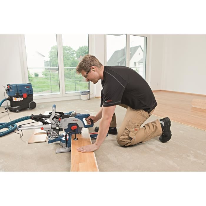 Scie radiale Bosch Professional GCM 8 SDE  261mm de diametre - 1600W - 0601B19200