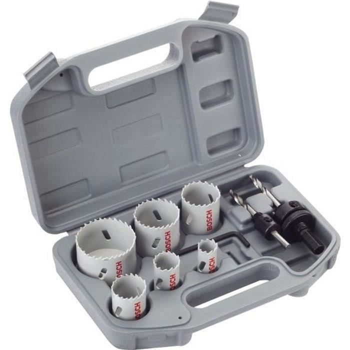 Coffret de 9 pieces de scies trÈpans bimÈtal HSS pour Èlectricien - BOSCH