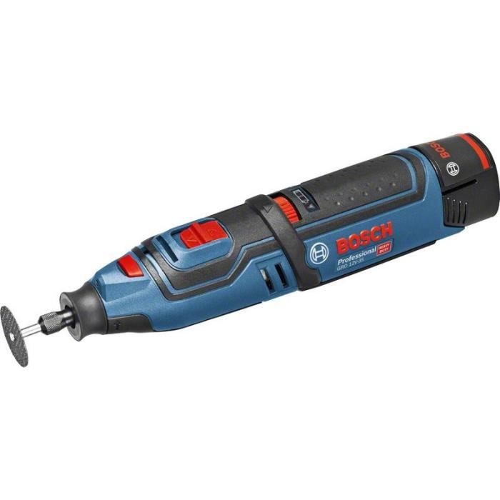 Bosch Professional GRO 12V-35 Rotary Tool + 2 x 2.0Ah Batteries + L-Boxx - 06019C5001