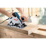 Scie circulaire Bosch Professional GKS 165 - 0601676100 - Profondeur de coupe 66mm - 1100W - Boite carton