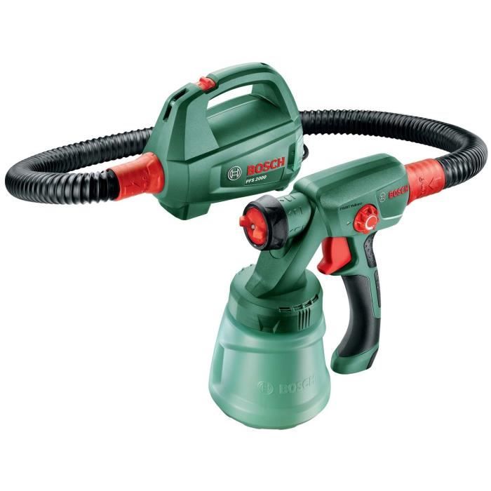 BOSCH PFS 3000-2 650W paint gun - Low pressure - For interior and exterior use