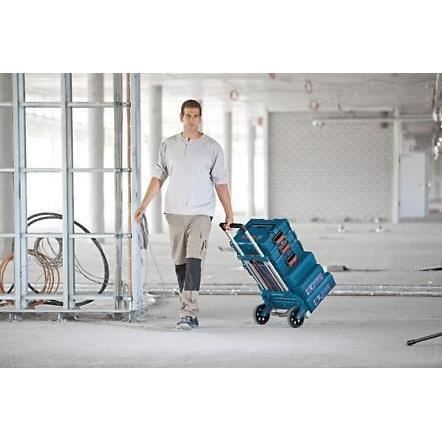 Diable Bosch Professional repliable de transport pour L-Boxx, capacité de 125kg au sol - 1600A001SA