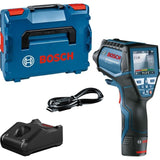 Détecteur thermique Bosch Professional GIS 1000 C avec batterie 12V 2,0Ah, carte Quickstart, cable USB, en L-Boxx - 0601083301