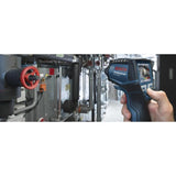 Détecteur thermique Bosch Professional GIS 1000 C avec batterie 12V 2,0Ah, carte Quickstart, cable USB, en L-Boxx - 0601083301