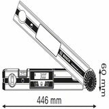 Mesureur d'angle - BOSCH - GAM 220 Professional - Précision ±0,1° - Longueur 40 cm - Plage 0-220°