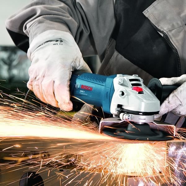 Bosch Professional Meuleuse d'angle GWS750 - 125mm - 750W - Métal - 11000 tours/min