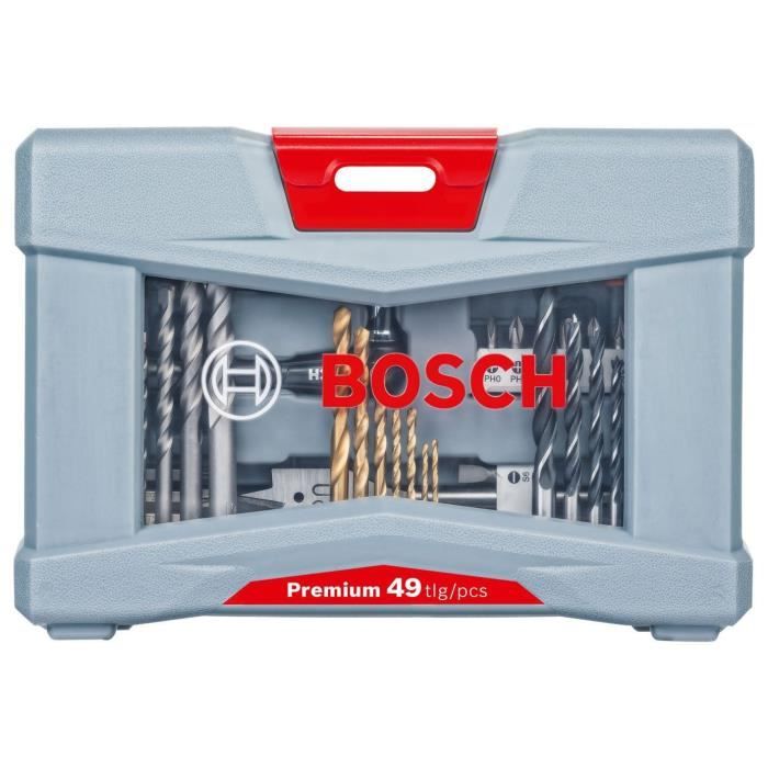 Coffret d'accessoires Premium pour le perÁage et le vissage (49 pcs) - BOSCH