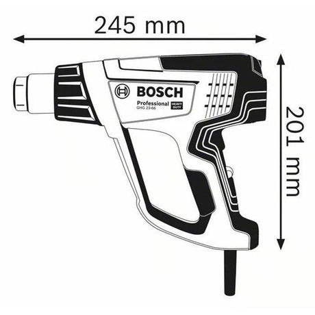 Décapeur thermique Bosch Professional GHG 23-66 + COFFRET - 2300 W - 650 °C - 06012A6300
