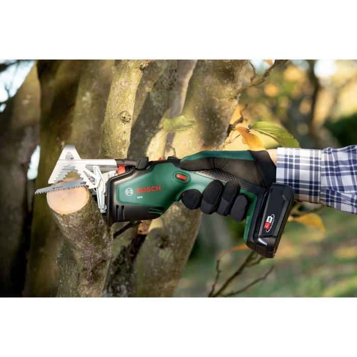 Elagueur sans fil Bosch - Keo 18V (diametre de coupe 80 mm) + batterie
