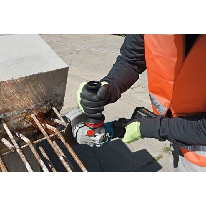 Meuleuse angulaire Bosch Professional PSC 18V-10 - diametre disque 125 mm - (sans batterie ni chargeur) + L-BOXX - 06019G3F0B