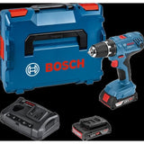 Perceuse visseuse sans fil Bosch GSR 18V-21 + 2 batteries 2Ah + chargeur + coffret L-BOXX - BOSCH - 06019H1008