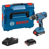 Perceuse visseuse sans fil Bosch GSR 18V-21 + 2 batteries 2Ah + chargeur + coffret L-BOXX - BOSCH - 06019H1008