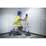 Détecteur mural Bosch Professional D-Tect 200 C avec 1 batterie 12V 2,0Ah, chargeur, câble USB-C, dragonne, en L-Boxx - 0601081601