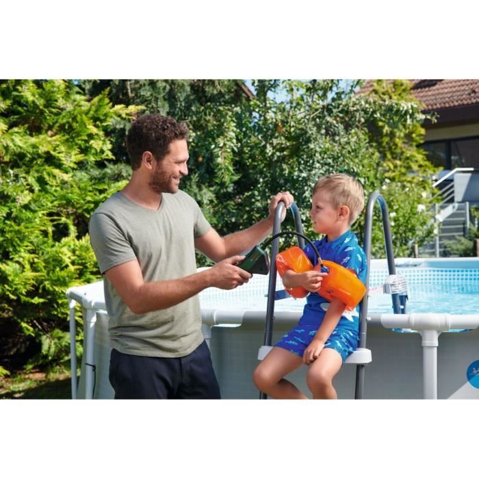 pompe a air comprimé sans fil BOSCH Easypump 3,6V - pour gonfler pneus (vélo, voiture, moto) ballons avec sac textile 0603947000