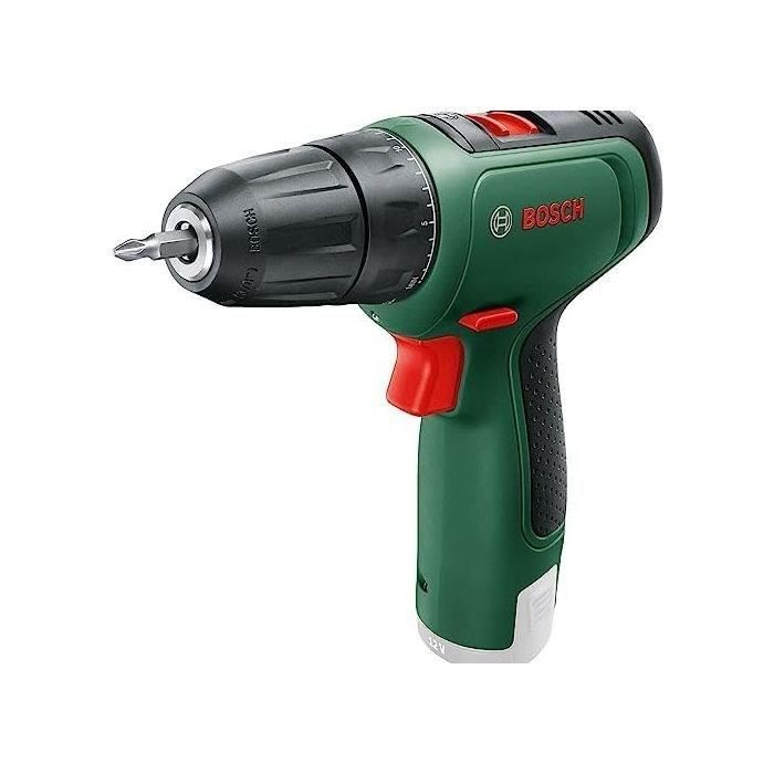 Perceuse visseuse - Bosch - EasyDrill 1200 - 2 batteries - Chargeur inclus - Mallette avec embouts