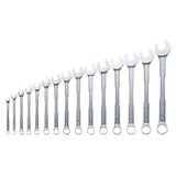 Bosch Set de 15 clés mixtes (clés plates robustes universelles  métrique 6-21 mm  design ergonomique)