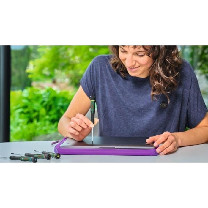 Bosch Set de tournevis 8 pcs ( pour bricolage/modélisme/artisanat  embouts précis et magnétiques  PH/TX/HEX/Plat)