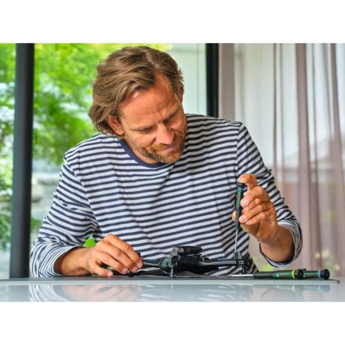 Bosch Set de tournevis 8 pcs ( pour bricolage/modélisme/artisanat  embouts précis et magnétiques  PH/TX/HEX/Plat)